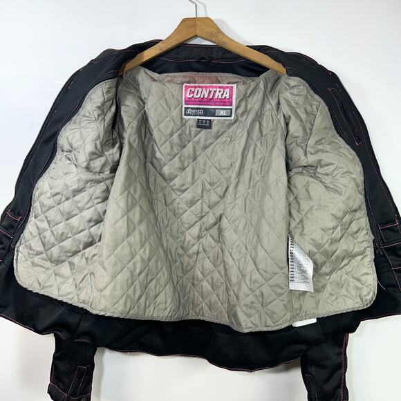 ICON Motorsports CONTRA PERFORMANCE Series Motorcycle Jacket Size XL LADIES - Picture 2 of 15